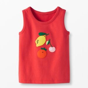 Hanna Andersson Sunshine Tank in Tomato | Size 6-7